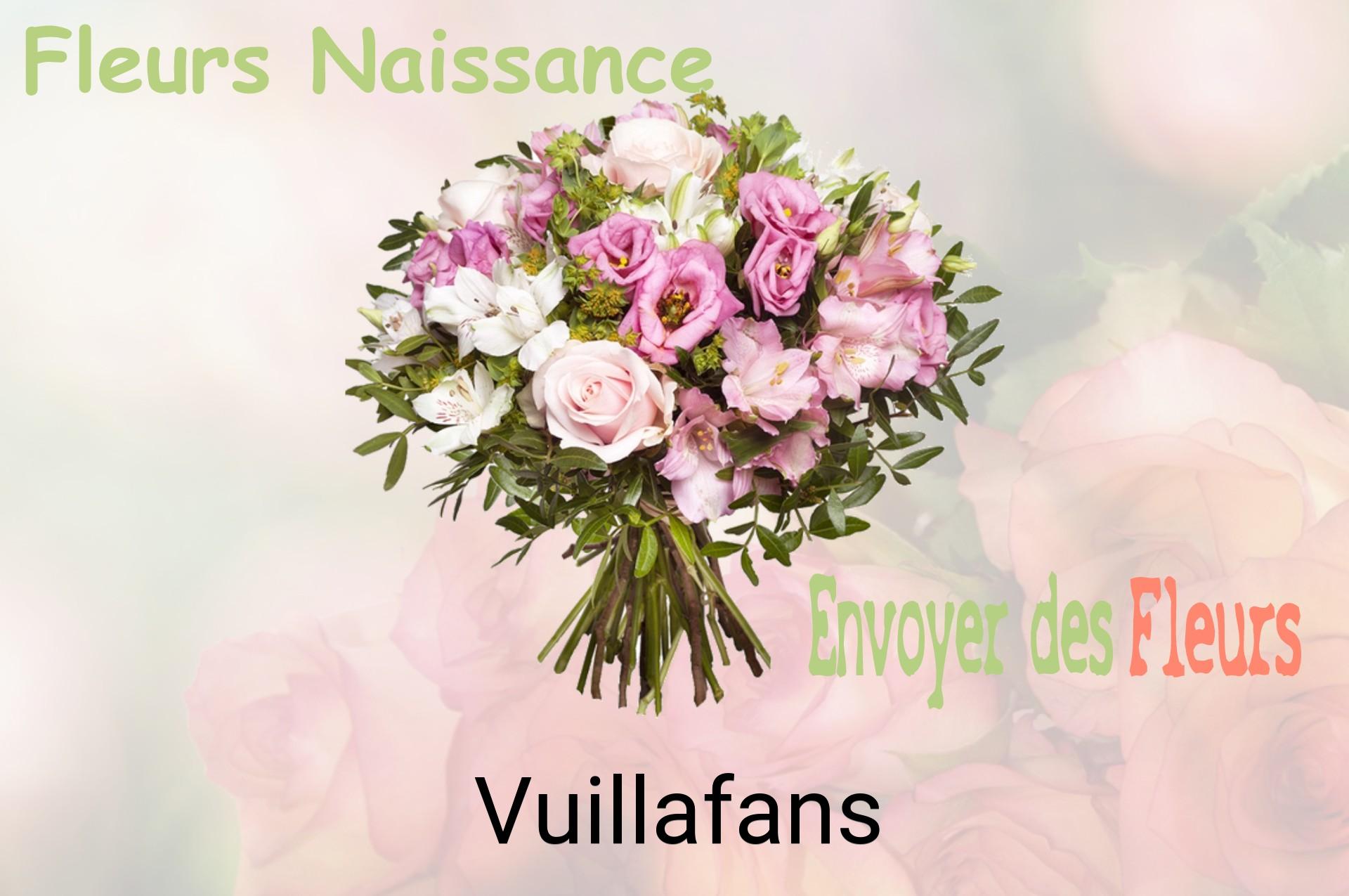 Bouquet de fleurs de naissance livré à Vuillafans
